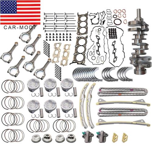 DURAFORCE G6DH 3.3L Engine Rebuild Kit for Hyundai Kia Crankshaft Rods Timing Overhaul