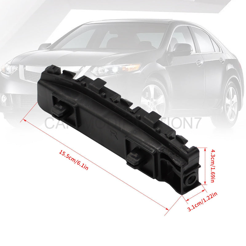 DURAFORCE Front Bumper Bracket Retainer for Honda Acura TSX 2009-2014 Left & Right