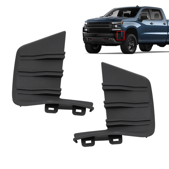 DURAFORCE 2019-2022 Chevy Silverado 1500 Front Bumper Cover Trim Molding LH RH