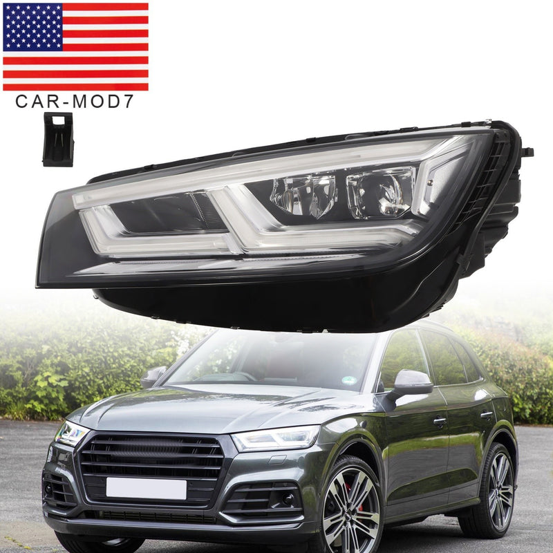 DURAFORCE LED Headlight Assembly Left Driver Side for 2018-2020 Audi Q5 SQ5