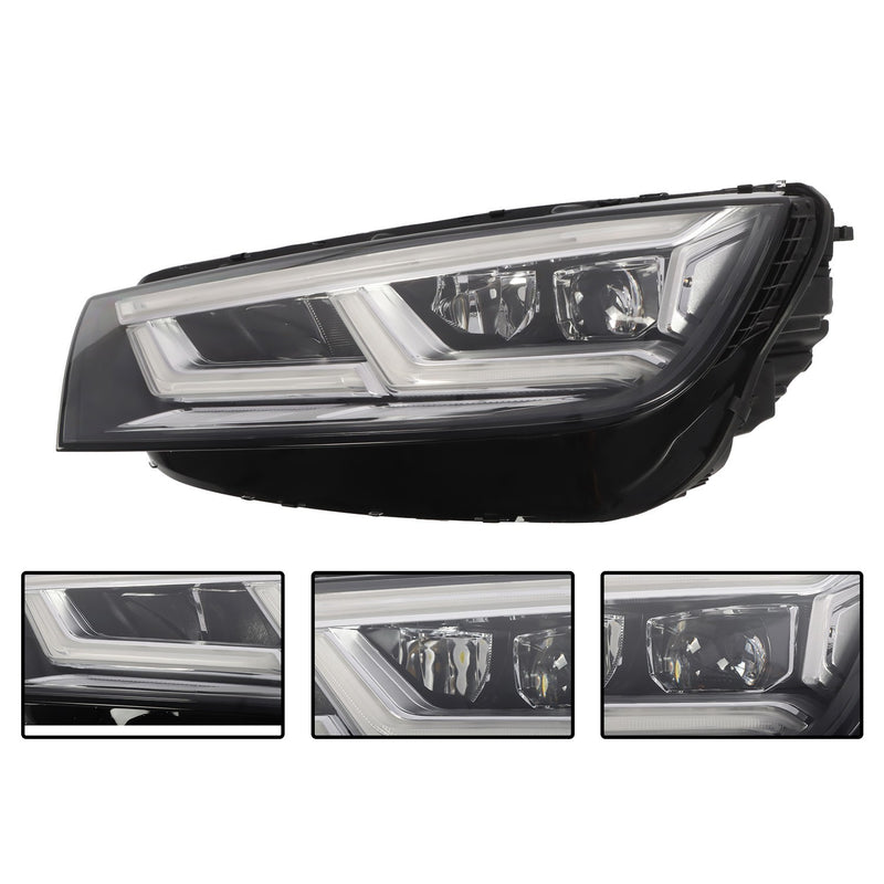 DURAFORCE LED Headlight Assembly Left Driver Side for 2018-2020 Audi Q5 SQ5