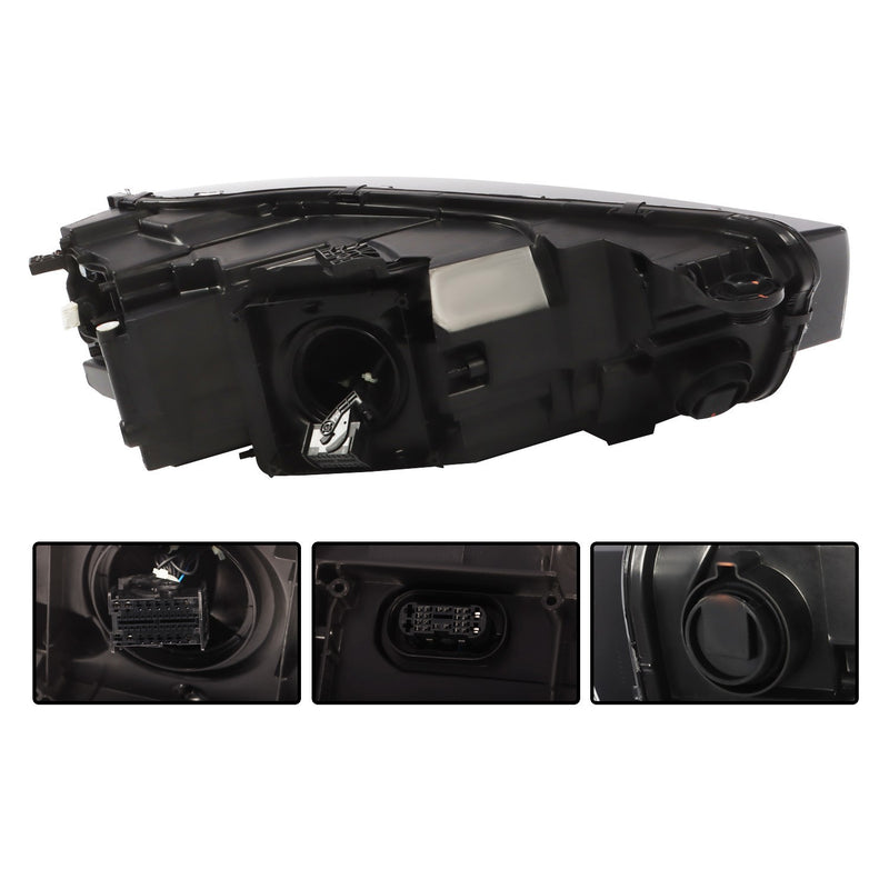 DURAFORCE LED Headlight Assembly Left Driver Side for 2018-2020 Audi Q5 SQ5