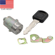 DURAFORCE Front Left Door Lock Cylinder w/ Clips for GMC Chevy Silverado Tahoe 2001-06