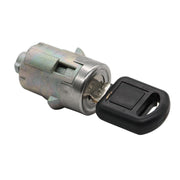 DURAFORCE Front Left Door Lock Cylinder w/ Clips for GMC Chevy Silverado Tahoe 2001-06