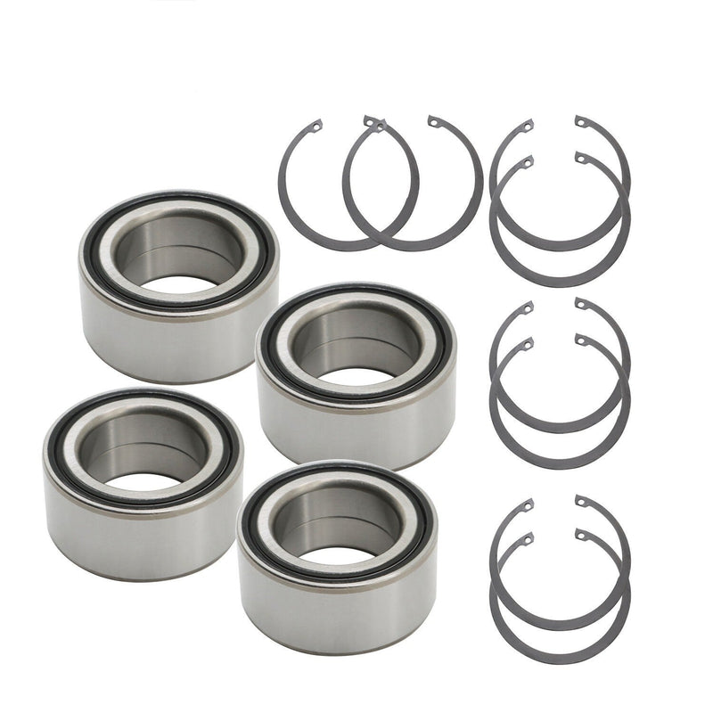 DURAFORCE Front & Rear Wheel Bearings with Rings for Polaris RZR XP 1000 S-XP 4 900 2014-2