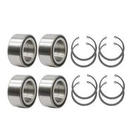 DURAFORCE Front & Rear Wheel Bearings with Rings for Polaris RZR XP 1000 S-XP 4 900 2014-2