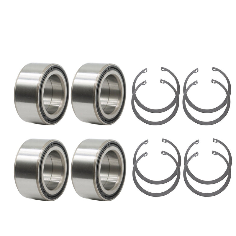 DURAFORCE Front & Rear Wheel Bearings with Rings for Polaris RZR XP 1000 S-XP 4 900 2014-2