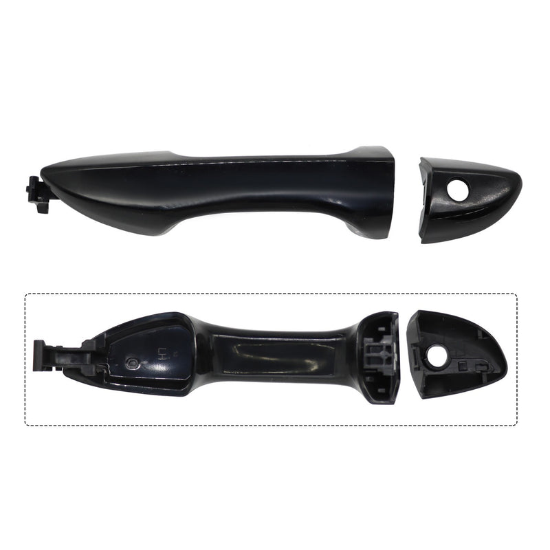 DURAFORCE Front Left Exterior Door Handle for 2014-2019 Toyota Corolla Driver Side