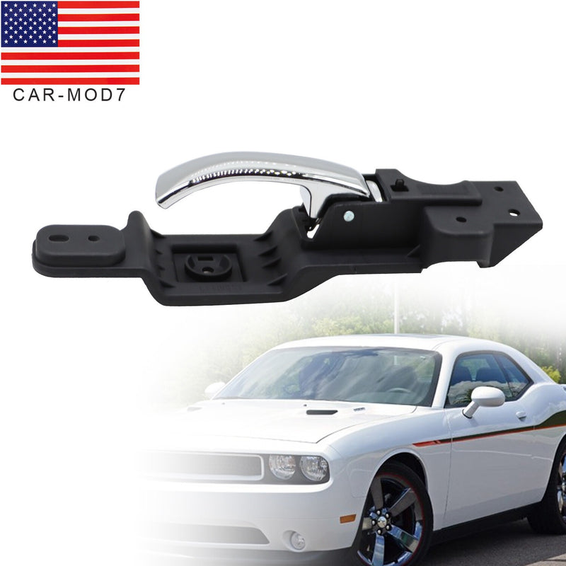 DURAFORCE Chrome Front Driver Side Interior Door Handle for 2008-2014 Dodge Challenger