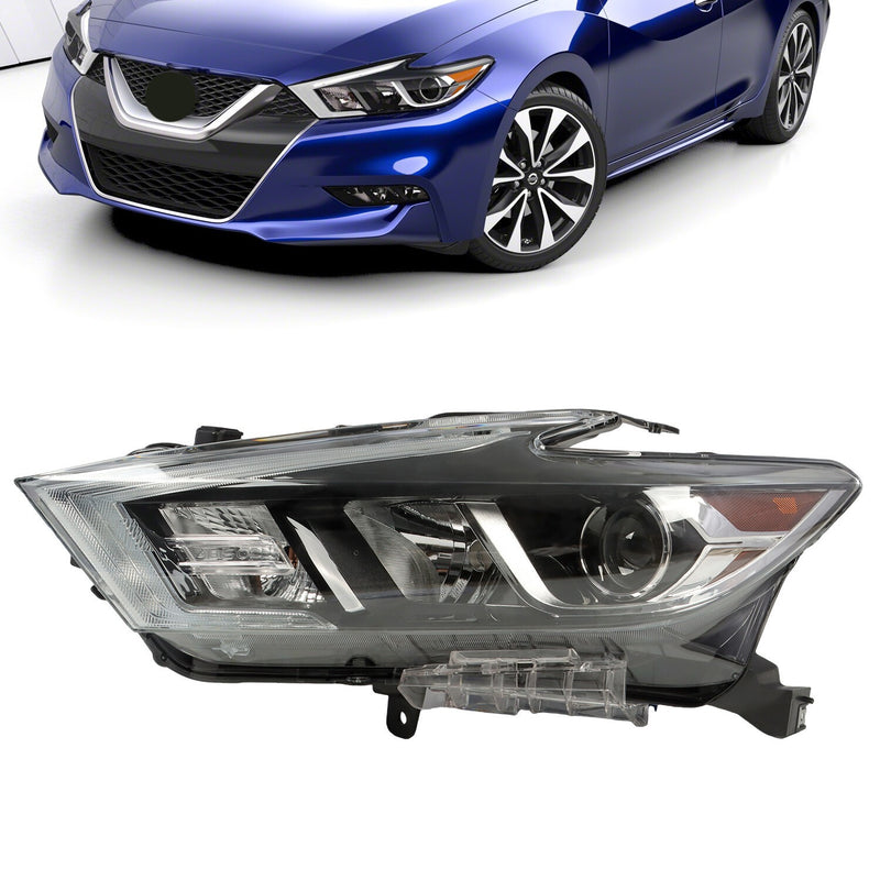 DURAFORCE LED Headlight Driver Side Left for 2016-2018 Nissan Maxima SR Platinum