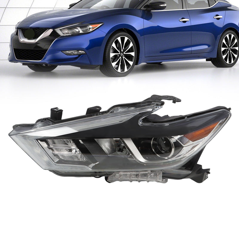 DURAFORCE LED Headlight Driver Side Left for 2016-2018 Nissan Maxima SR Platinum