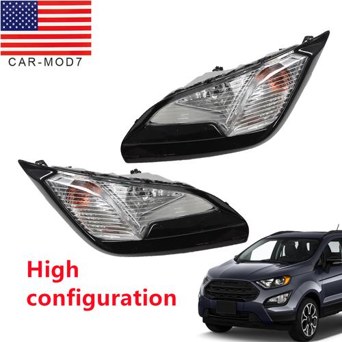 Front Bumper with Fog Light Covers LH+RH for 2018-2022 Ford EcoSport ...