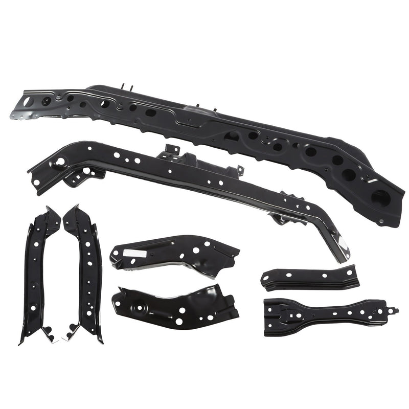 DURAFORCE Front Radiator Support Brackets Kit for 2013-2019 Nissan Sentra NI1225209