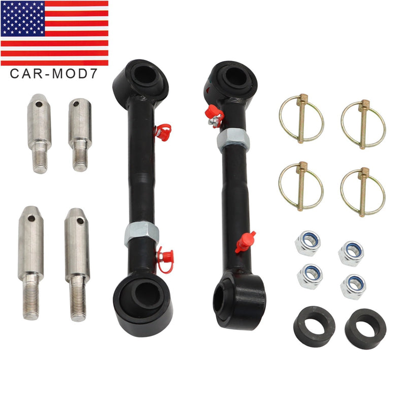 DURAFORCE Front Sway Bar Link Disconnects for 2.5-6" Lift 2007-2018 Jeep Wrangler JK JL