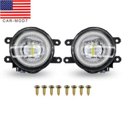DURAFORCE Front LED Fog Lights Pair for 2006-2012 Toyota RAV4 Replacement Lamp