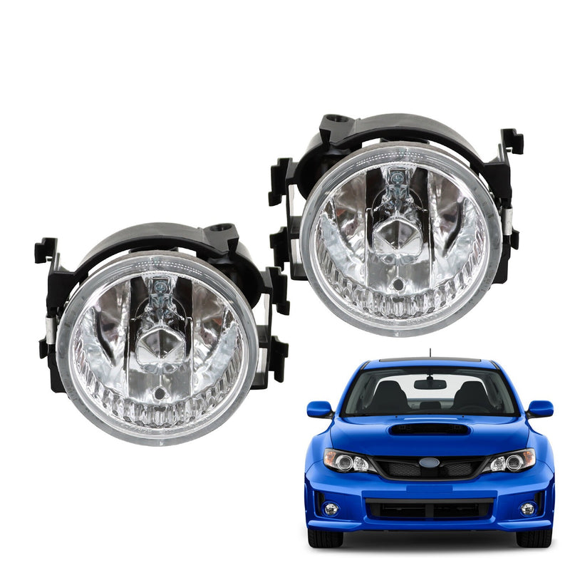 DURAFORCE Front Fog Lights with Bulbs Pair for 2013-2014 Subaru WRX STI Impreza Legacy