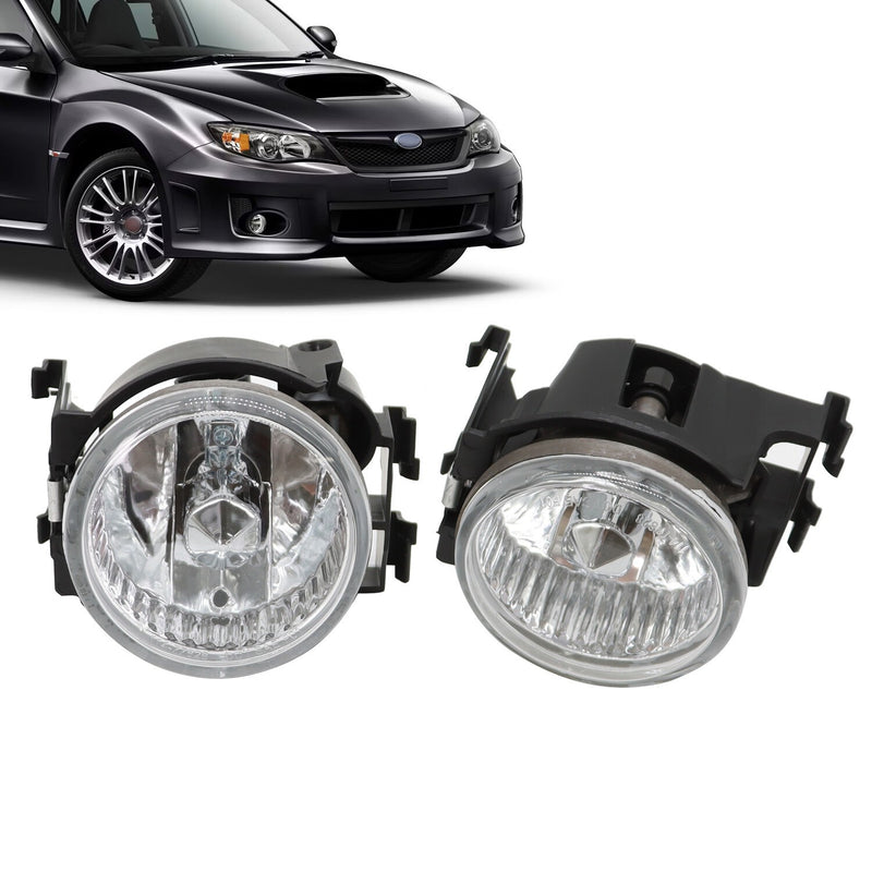 DURAFORCE Front Fog Lights with Bulbs Pair for 2013-2014 Subaru WRX STI Impreza Legacy