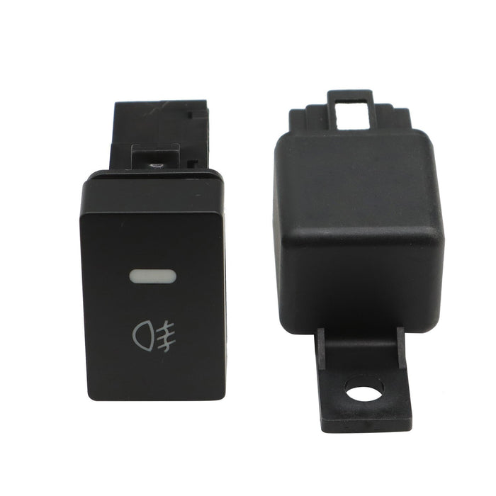 DURAFORCE 2022-2024 Honda Civic Front Bumper LED Fog Lights with Wiring, Switch & Bezel