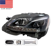 DURAFORCE LED Headlight LH Driver Side for 2014-2016 Mercedes-Benz E-Class W212 Sedan
