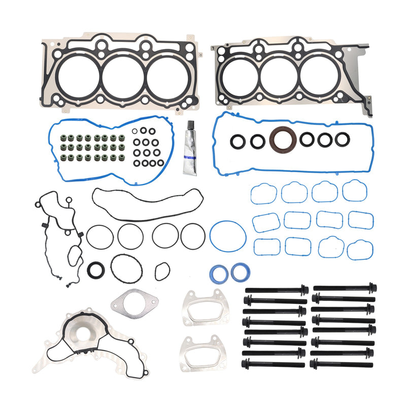 DURAFORCE Gasket Seal Kit with Head Bolts HS26541PT for RAM 1500 Chrysler Dodge Jeep 3.6L