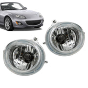 DURAFORCE Mazda 3 5 6 MX-5 CX-7 Front Bumper Fog Lights LH RH Pair with Bulbs