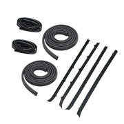 DURAFORCE Front Door Window Run Sweep Felts Weatherstrip Seals Kit for Chevy GMC Truck
