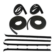 DURAFORCE Front Door Window Run Sweep Felts Weatherstrip Seals Kit for Chevy GMC Truck