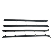 DURAFORCE Front Door Window Run Sweep Felts Weatherstrip Seals Kit for Chevy GMC Truck