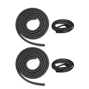 DURAFORCE Front Door Window Run Sweep Felts Weatherstrip Seals Kit for Chevy GMC Truck