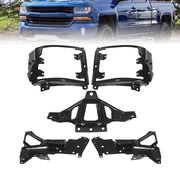 DURAFORCE Chevrolet Silverado 1500 Front Bumper Support & Mount Bracket Set 2016-2018