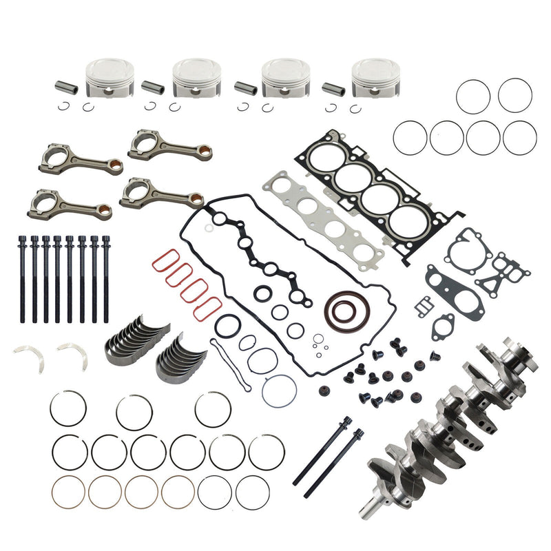 DURAFORCE G4KE Engine Rebuild Kit w/ Crankshaft & 4 Con Rods for Hyundai KIA 2.4L