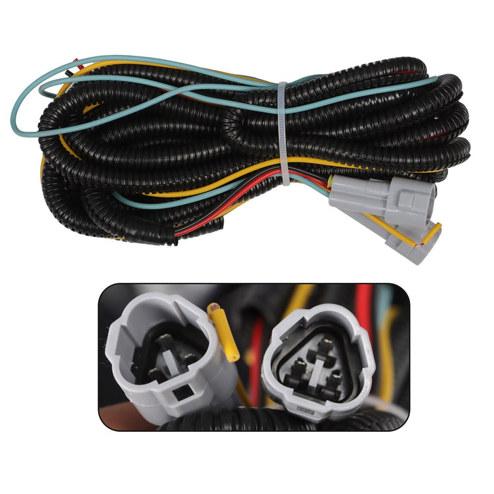 DURAFORCE 2009-2014 Ford F150 Front Steel Bumper Black Raptor Style with LED Lights