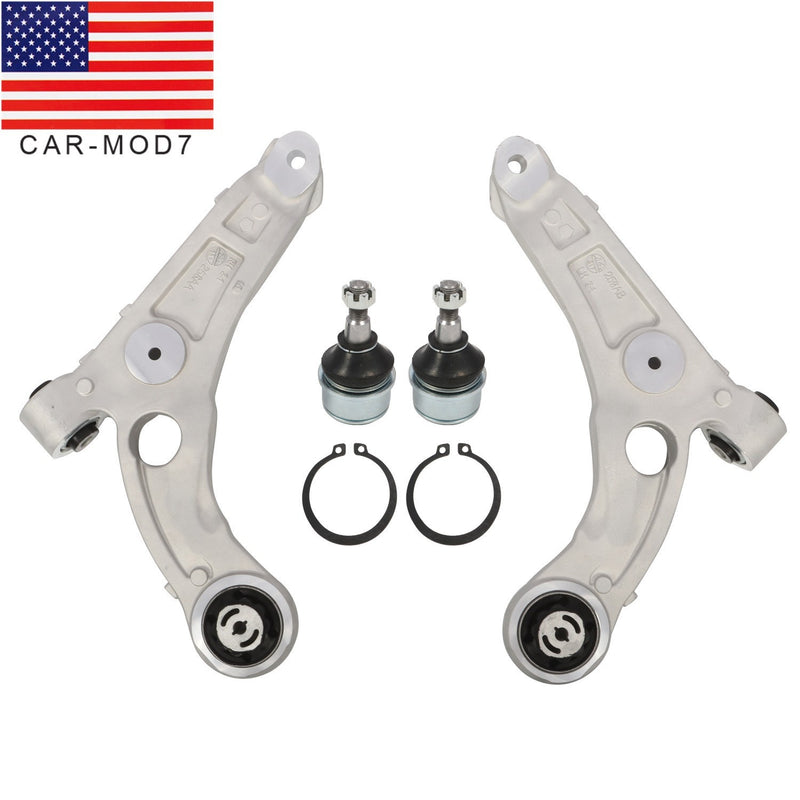 DURAFORCE Front Left & Right Lower Control Arms with Ball Joints for 2014-2018 Jeep Cherok