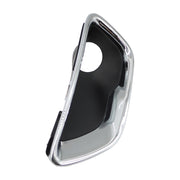 DURAFORCE Chrome Front Bumper Fog Light Cover Bezel for Jeep Grand Cherokee 2017-2021