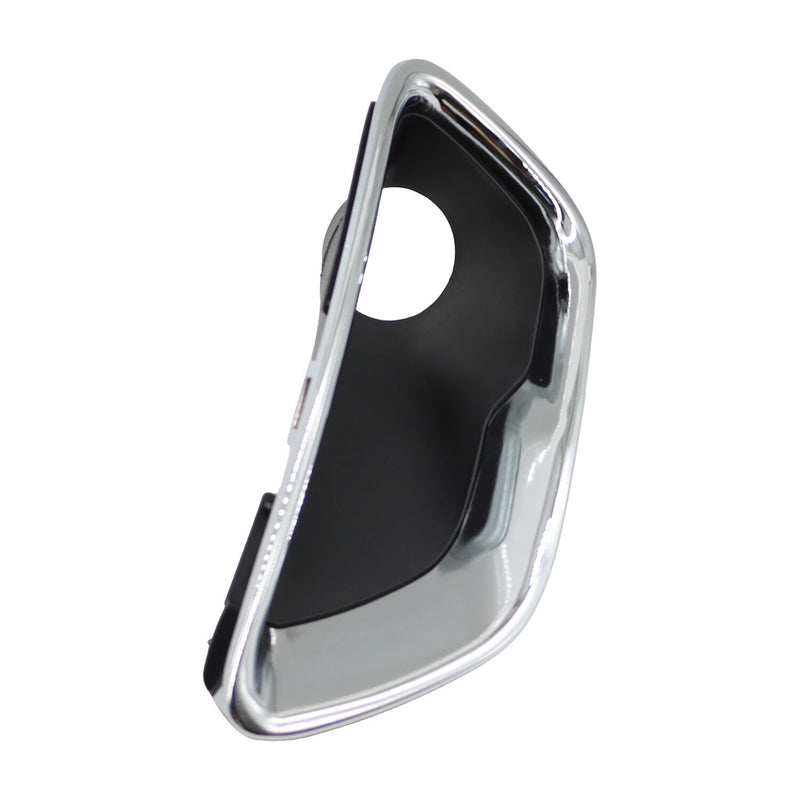 DURAFORCE Chrome Front Bumper Fog Light Cover Bezel for Jeep Grand Cherokee 2017-2021