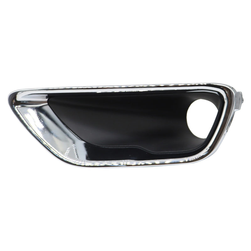 DURAFORCE Chrome Front Bumper Fog Light Cover Bezel for Jeep Grand Cherokee 2017-2021