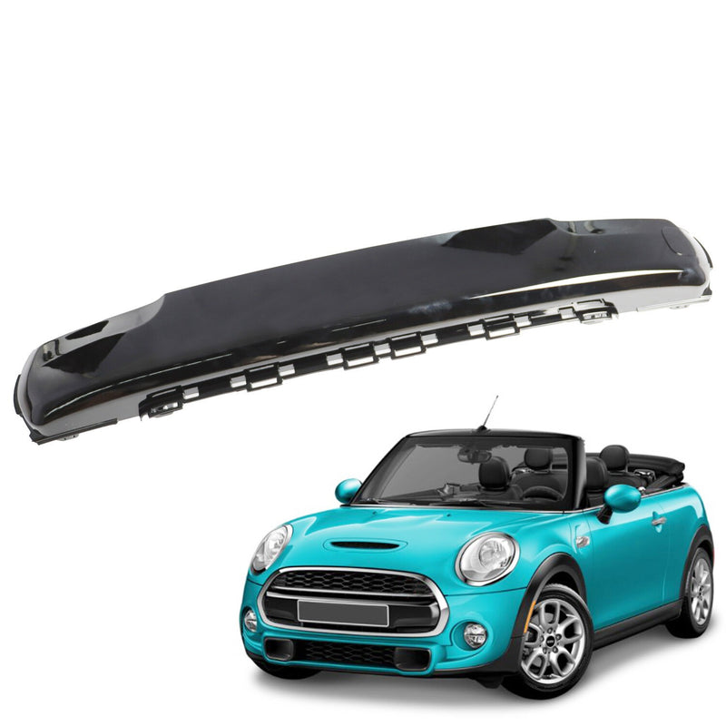 DURAFORCE Front Black Bumper Number Plate Cover 51117337791 for 2014-2018 Mini Cooper