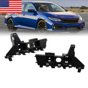DURAFORCE Front Bumper Fender Bracket Set for 2022-2023 Honda Civic Driver & Passenger