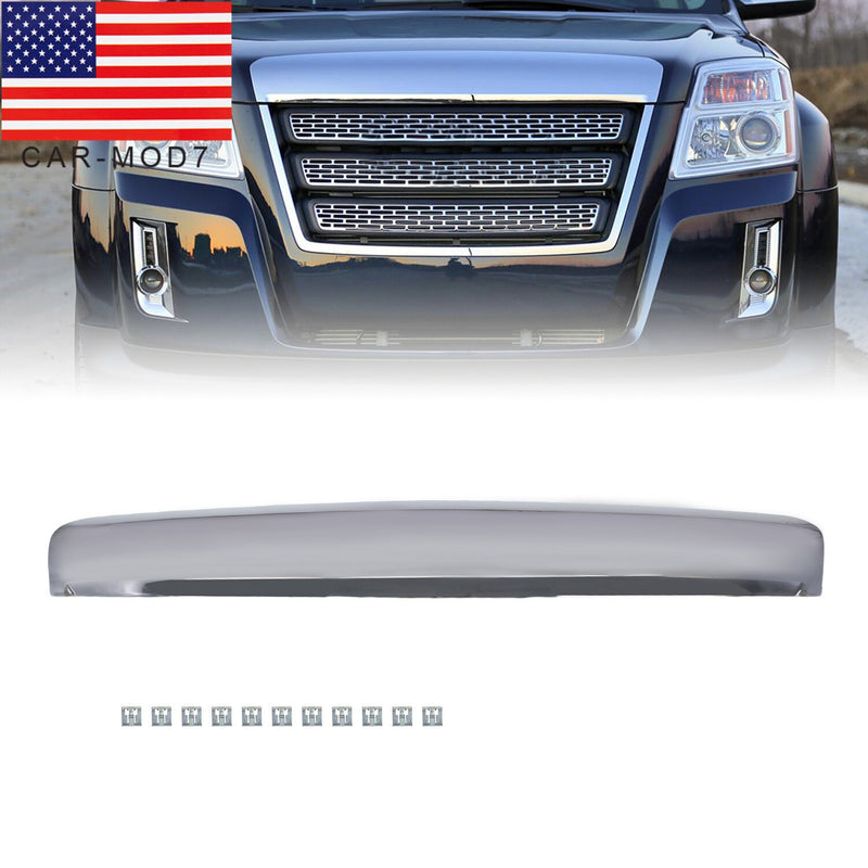 DURAFORCE Chrome Front Hood Upper Molding Trim for GMC Terrain SLE SLT Denali 2010-2015 US