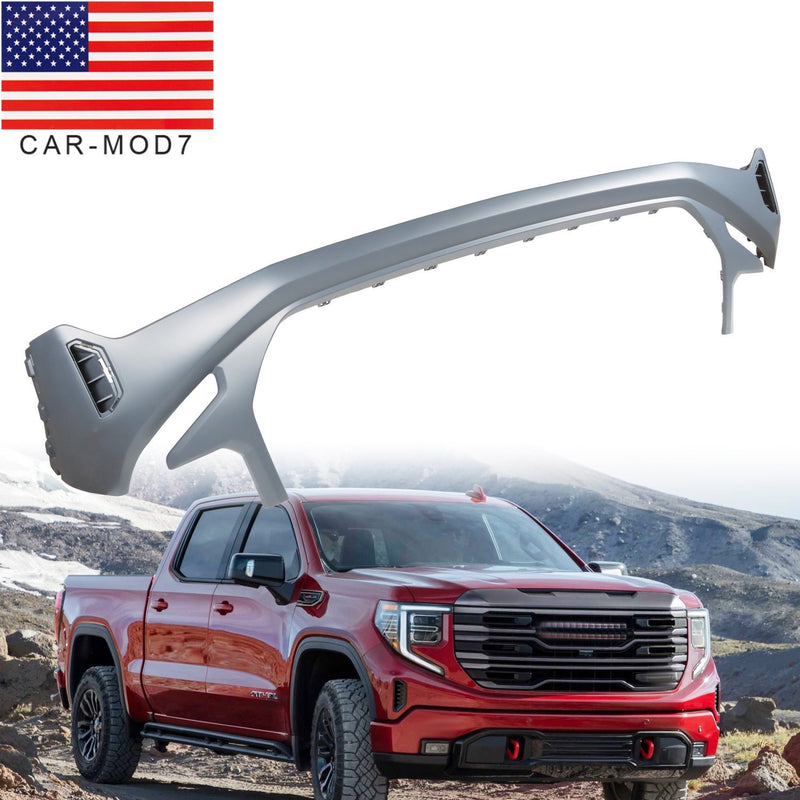 DURAFORCE Primed Front Upper Bumper Cover for 2022-2024 GMC Sierra 1500