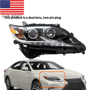 DURAFORCE LED Headlight Right Passenger Side for 2016-18 Lexus ES350 ES300H