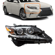 DURAFORCE LED Headlight Right Passenger Side for 2016-18 Lexus ES350 ES300H