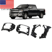 DURAFORCE Front Bumper Inner Side & Bumper Bracket Set for 2016-2018 Silverado 1500