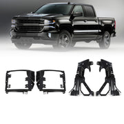 DURAFORCE Front Bumper Inner Side & Bumper Bracket Set for 2016-2018 Silverado 1500