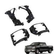 DURAFORCE Front Bumper Inner Side & Bumper Bracket Set for 2016-2018 Silverado 1500