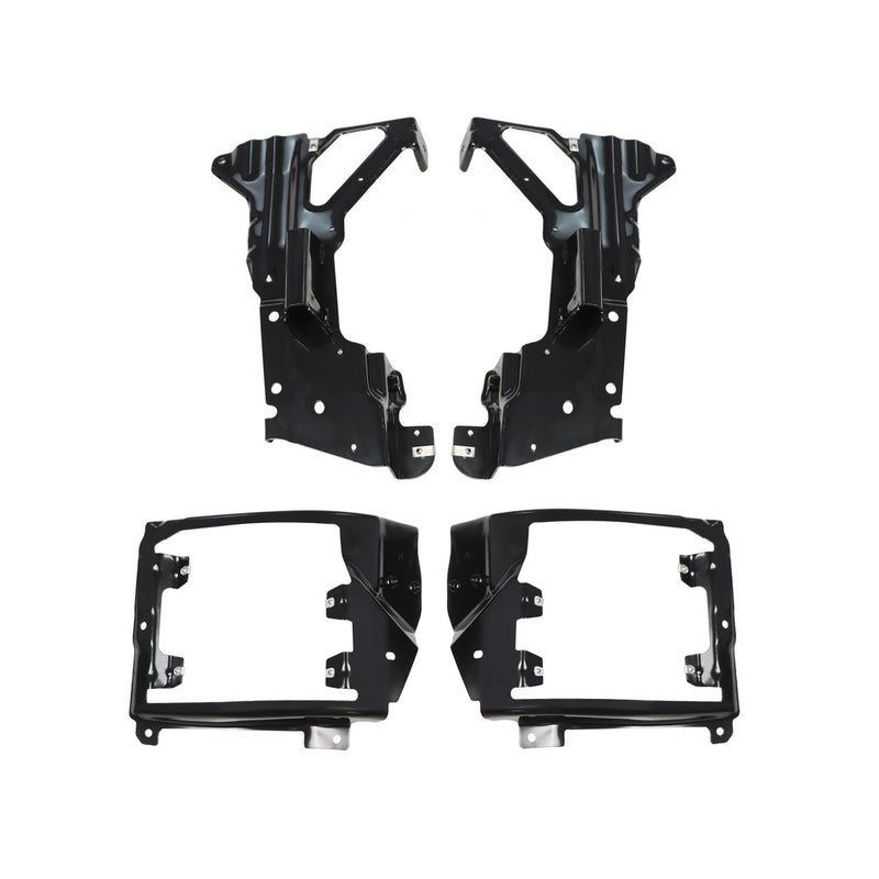 DURAFORCE Front Bumper Inner Side & Bumper Bracket Set for 2016-2018 Silverado 1500