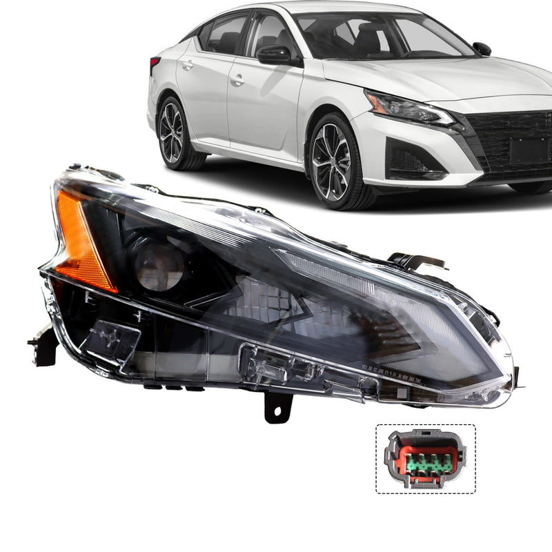 DURAFORCE Full LED Headlight Right Passenger Side for 2023-2024 Nissan Altima