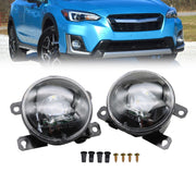 DURAFORCE LED Fog Lights 2Pcs for Subaru Forester XV Crosstrek 2014-2020 Front Bumper