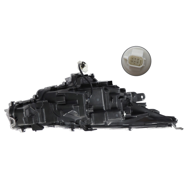 DURAFORCE LED Headlight Assembly Left Driver Side for 2023-2024 Toyota Corolla L LE