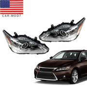 DURAFORCE Halogen Headlight Assembly Pair LH+RH for 2011-2017 Lexus CT200h